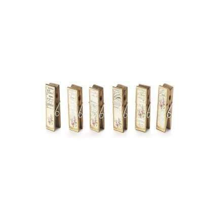 Set 6 mollette magneti Charlotte
