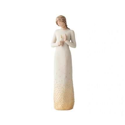 Statuetta Vigil luminary of love - Willow Tree