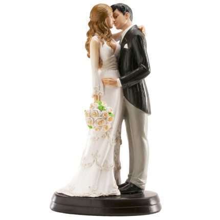 Cake topper Matrimonio sposi bacio romantico
