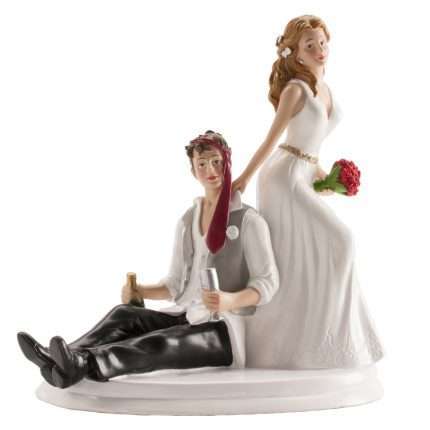 Cake topper Matrimonio sposi brilli