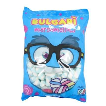 Marshmallows tubo bianco celeste Bulgari - 1 kg