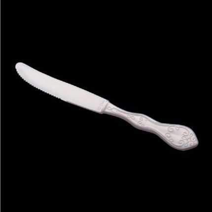 Coltelli in plastica silver 10 pz