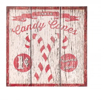 Quadro canvas candy cane