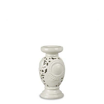 Porta Candela Kyoto Bianco h25 Henriette