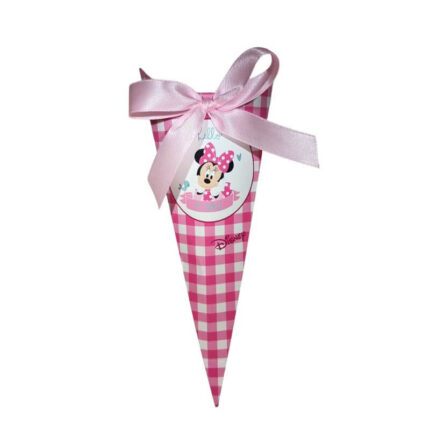 Cono busta Minnie party fuxia